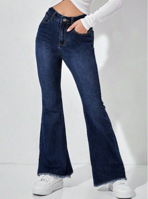 Women Bootcut High-Rise Stretchable Jeans