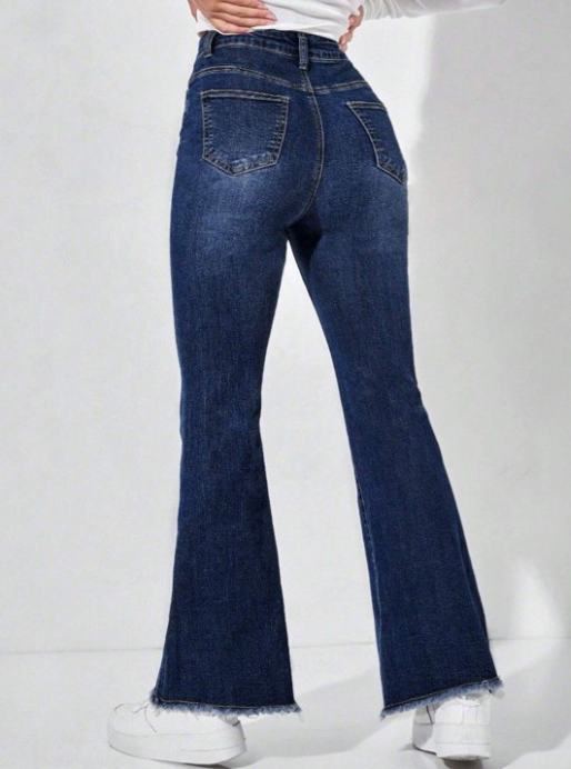 Women Bootcut High-Rise Stretchable Jeans - Image 3