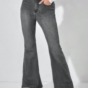 Women Bootcut High-Rise Clean Look Light Fade Stretchable Jeans