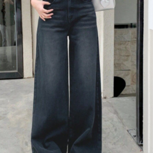 Black Wide Leg jeans Women