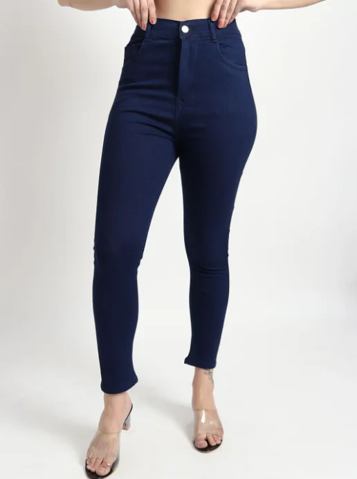 Women Slim Fit High-Rise No Fade Stretchable Jeans