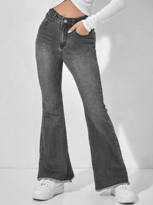 Women Bootcut High-Rise Clean Look Light Fade Stretchable Jeans